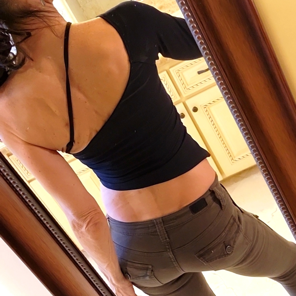 Tiger Mist Lazarus Black Asymmetrical Top, XS - Picture 11 of 16